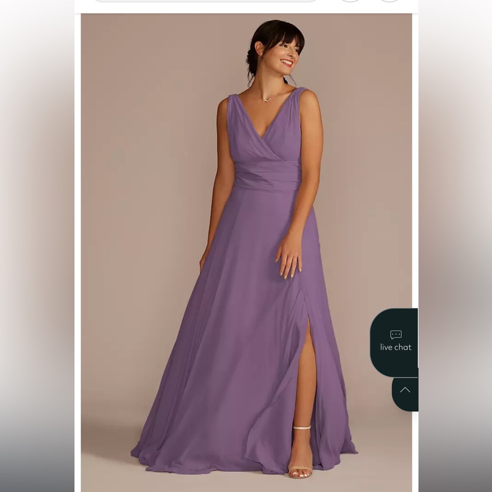 David’s bridal bridesmaids dress